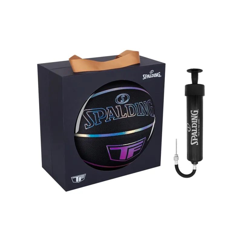 SPALDING TF Collection 77 865Y PU Basketball Black Size 7 Glow In The Dark Unisex-6