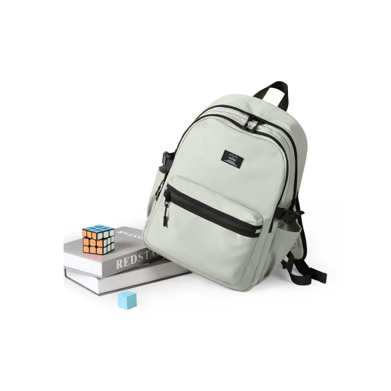 V.NINE Fabric Backpack Laptop Bag Graduation Travel Backpack Large Size Unisex Multicolor-4