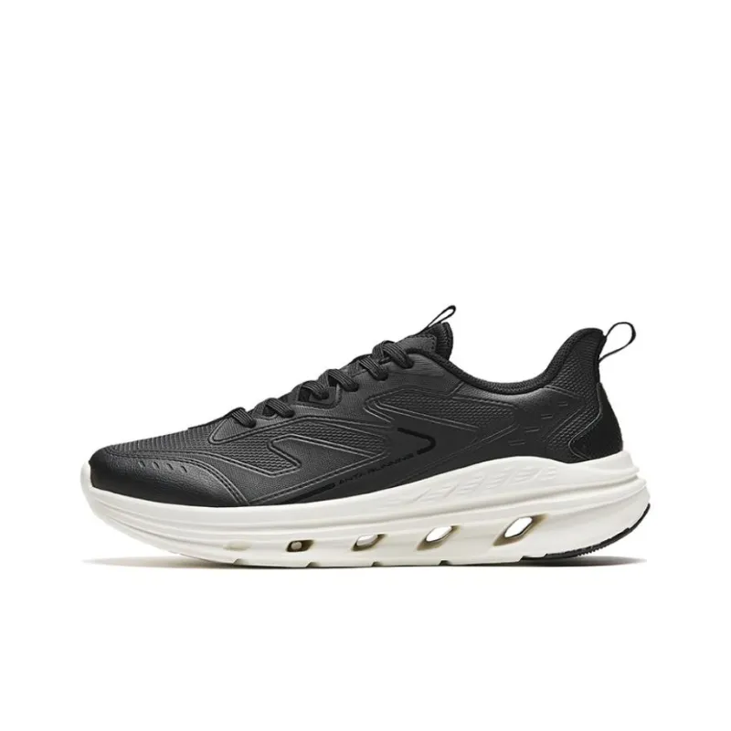 Anta Durable Breathable Low-Top Running Shoes Men's Black-0