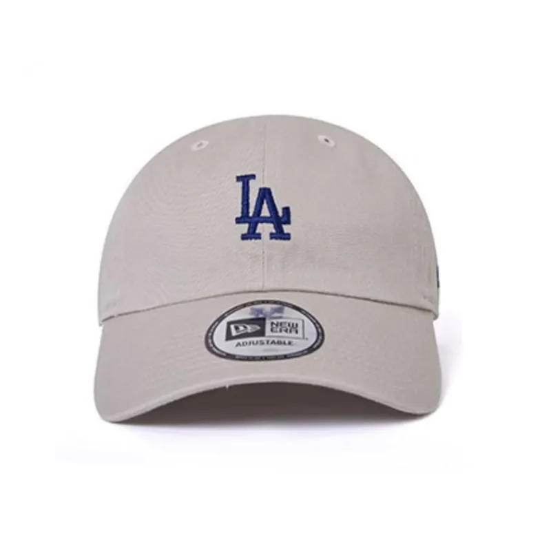 New Era Cotton Baseball Caps Unisex Light Beige-1