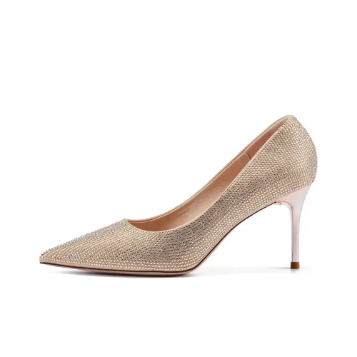 DOTACOKO High Heels Women's Rose Gold