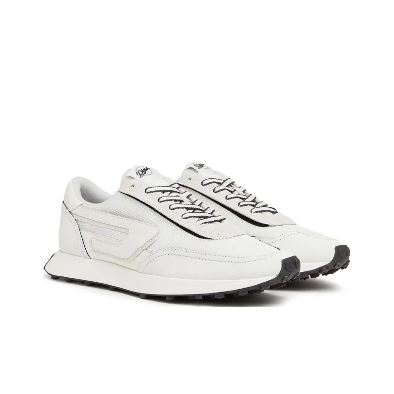 DIESEL S-Racer Low-Top Casual Shoes Men's White-1