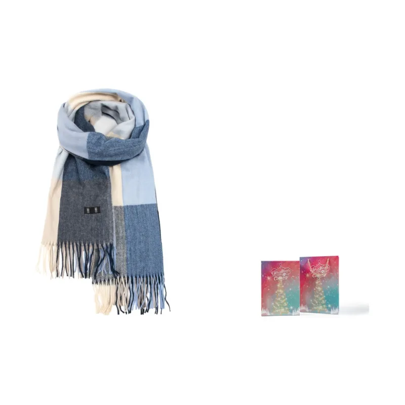 BAIJUAN Knit Scarves Unisex-9