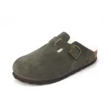 Army Green Suede+Wool