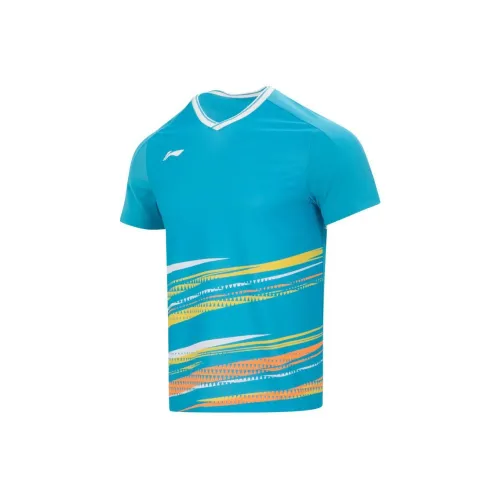 LINING Badminton Series T-Shirts Unisex Light Aqua