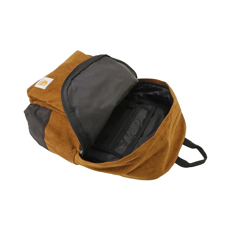 Carhartt Cotton Blend Corduroy Backpack Regular Unisex Brown-4