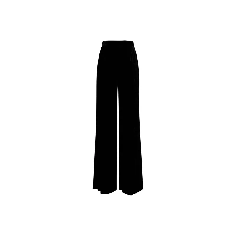 ALBERTA FERRETTI Velvet Palazzo Trousers-1
