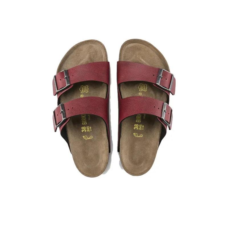 Birkenstock Slide Slippers Unisex Red-3