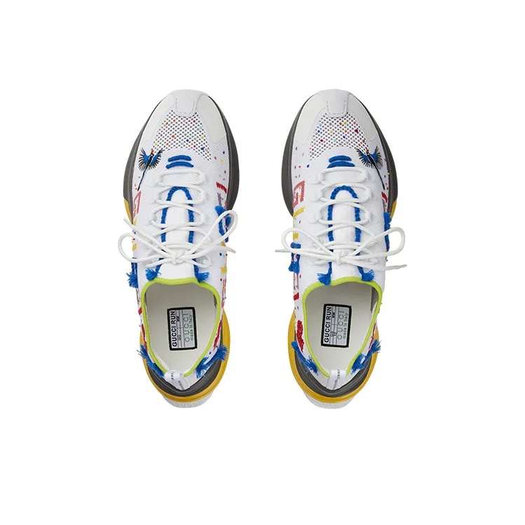 GUCCI Run Sneakers White-2