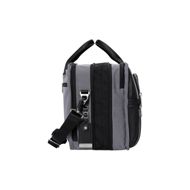 TUMI Fabric Handbag Shoulder Bag Crossbody Bag Briefcases Regular Men's Gray-3