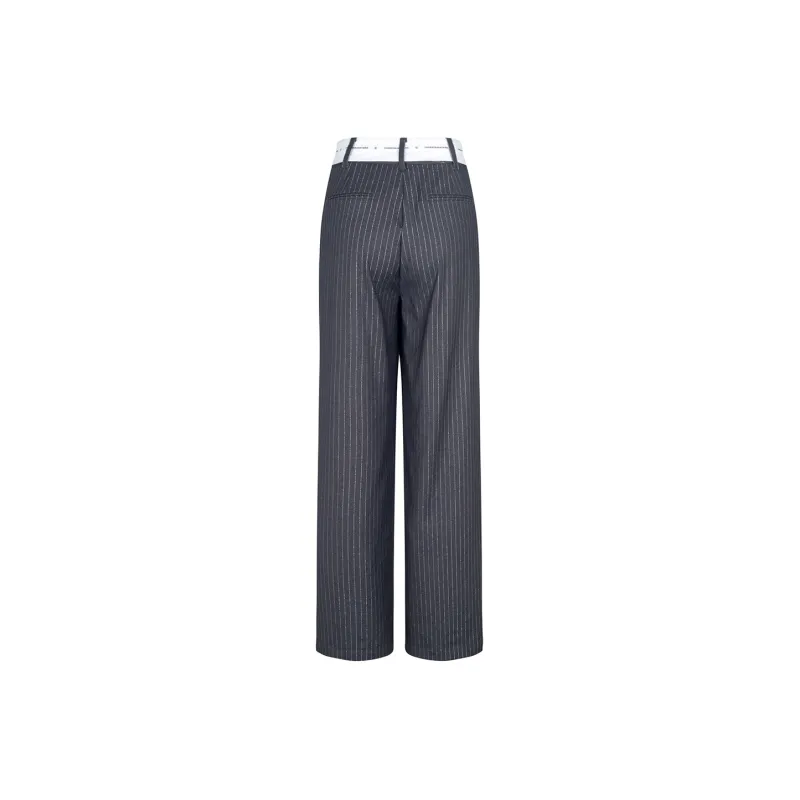 Three Quarters Casual Pants Women's Gray-1