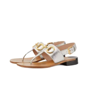 GUCCI Stylish Sandals Women's Silver
