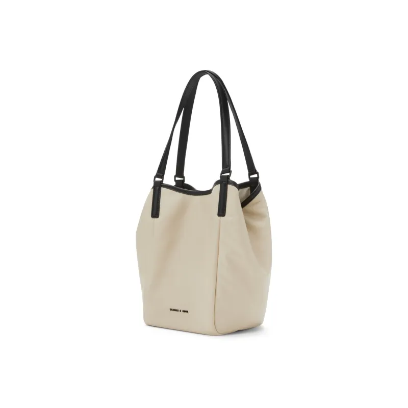 CHARLES&KEITH Cow Leather Tote Bag Shoulder Bag Women's Multicolor-7