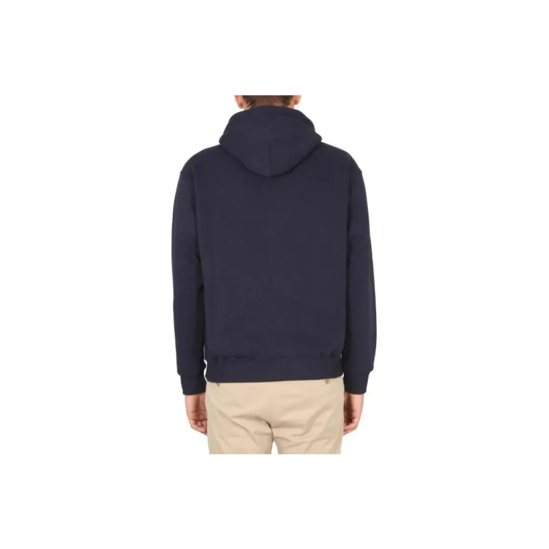 ASPESI Drawstring Long Sleeved Hoodie-1