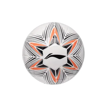 LINING YOUNG Football Size 5 Soccer TPU Machine Stitched Soccer Ball Kids' White Black