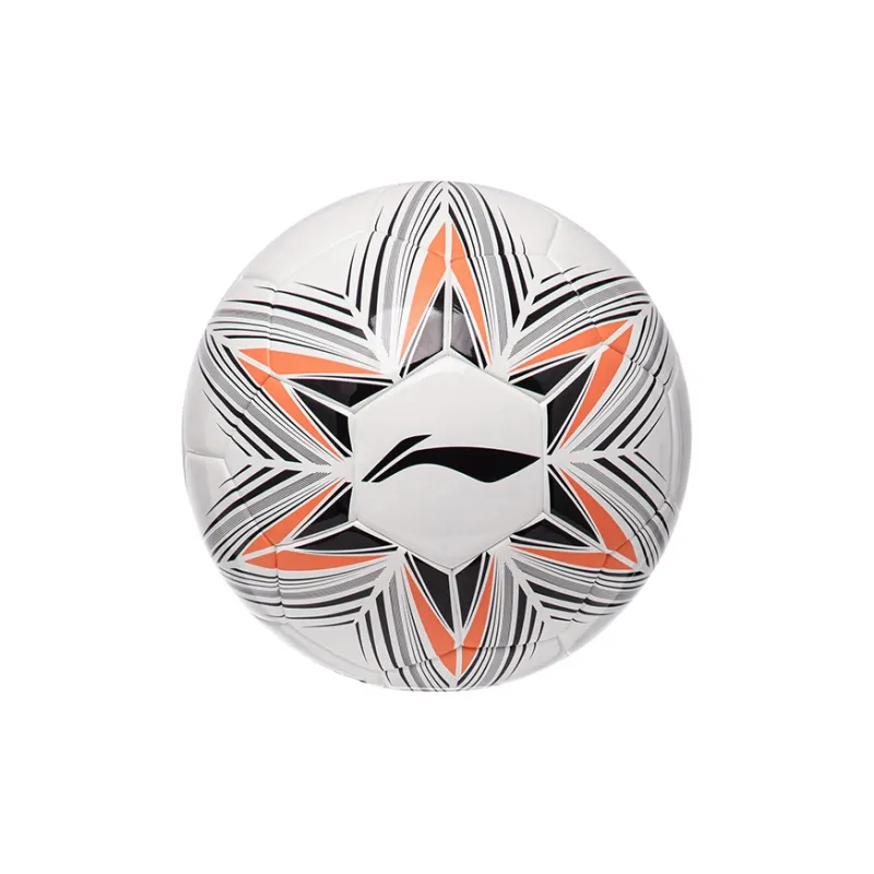 LINING YOUNG Football Size 5 Soccer TPU Machine Stitched Soccer Ball Kids' White Black-0