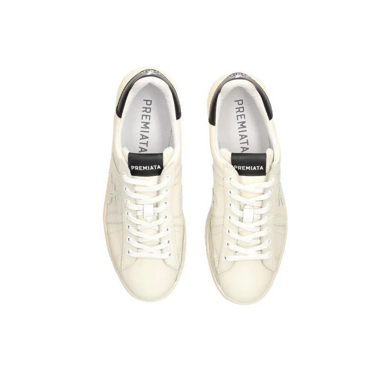 PREMIATA Russel Low-Top Skateboard Shoes 3cm Men's White-4