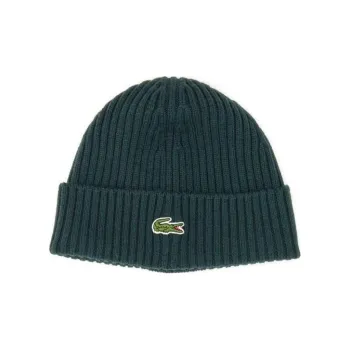 LACOSTE Wool Beanies Women's Dark Green