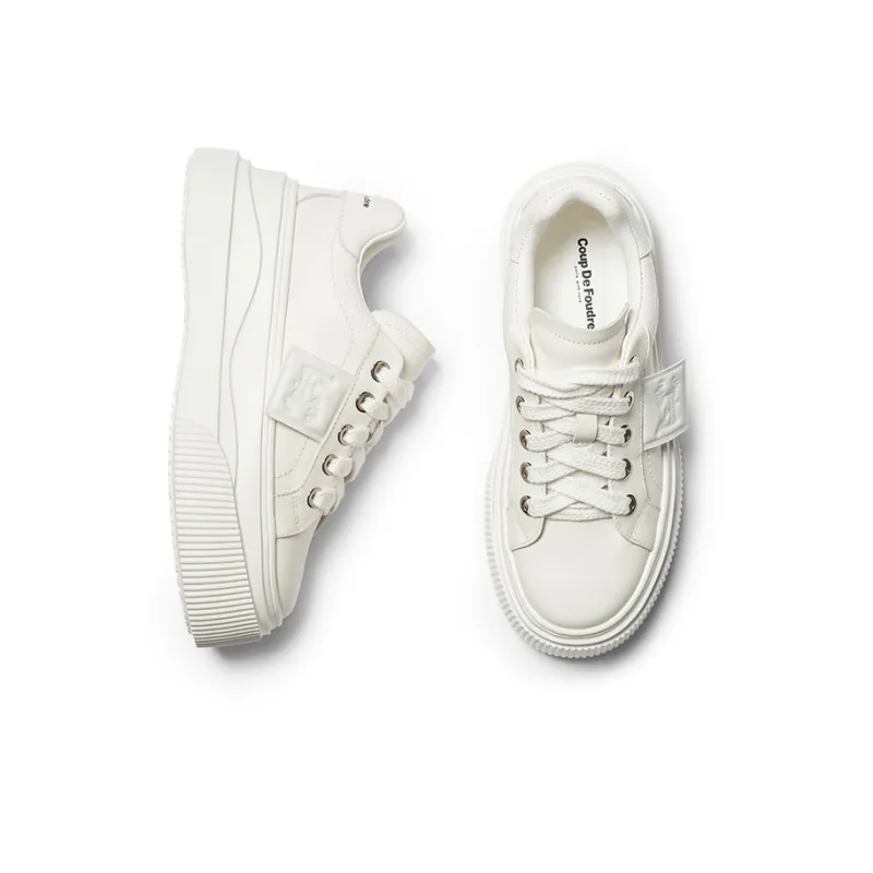 Coup De Foudre Height Increasing Low-Top Skateboard Shoes 6cm Women's-8
