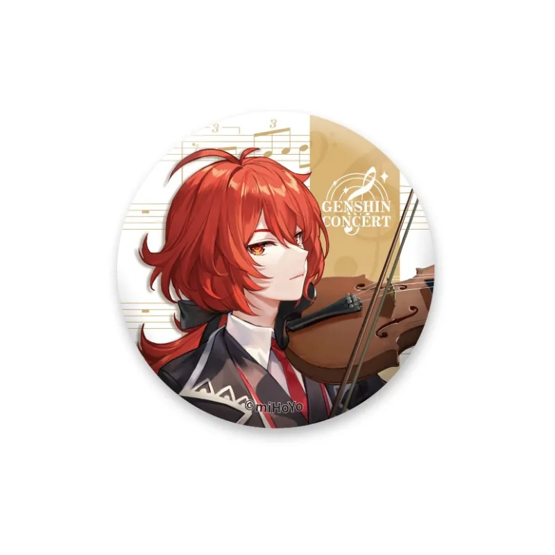 GenShin Venti Barbara Qiqi Cola Diluc Beiying Qingkong Kaya Xiangpi Symphony Into Dream Collection Character Badges-4