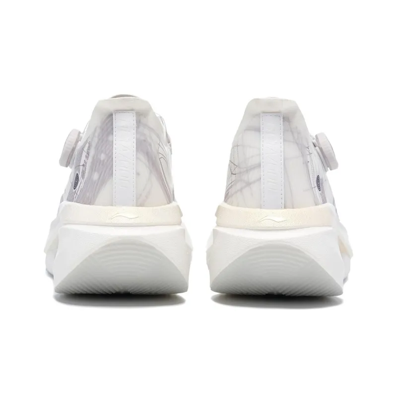 LiNing Jueying 2 Cushioned Slip Resistant Low Top GCU Running Shoes Unisex White-5