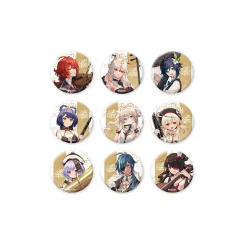 GenShin Venti Barbara Qiqi Cola Diluc Beiying Qingkong Kaya Xiangpi Symphony Into Dream Collection Character Badges