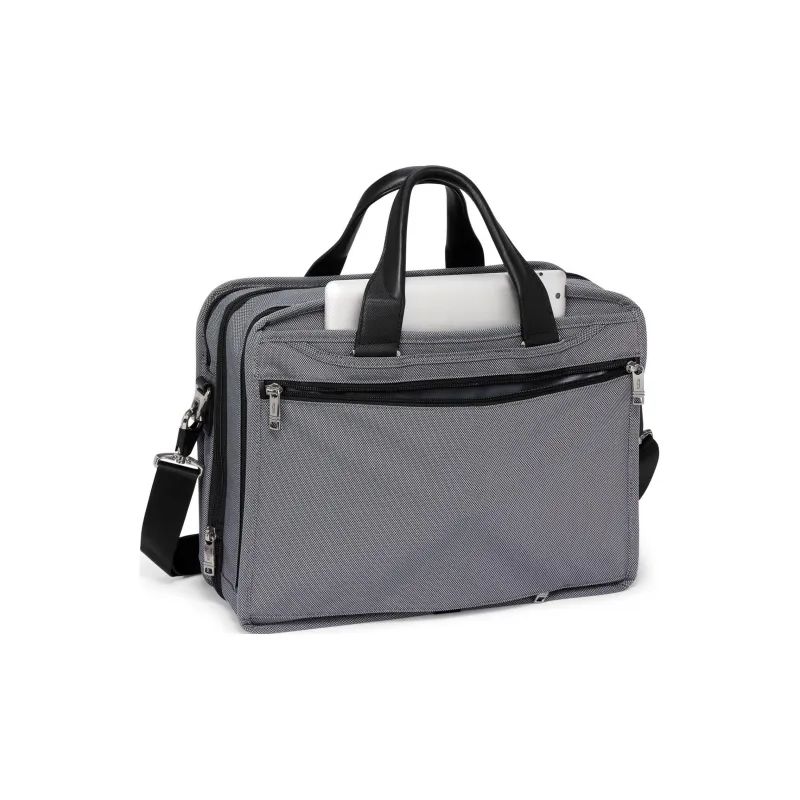 TUMI Fabric Handbag Shoulder Bag Crossbody Bag Briefcases Regular Men's Gray-4