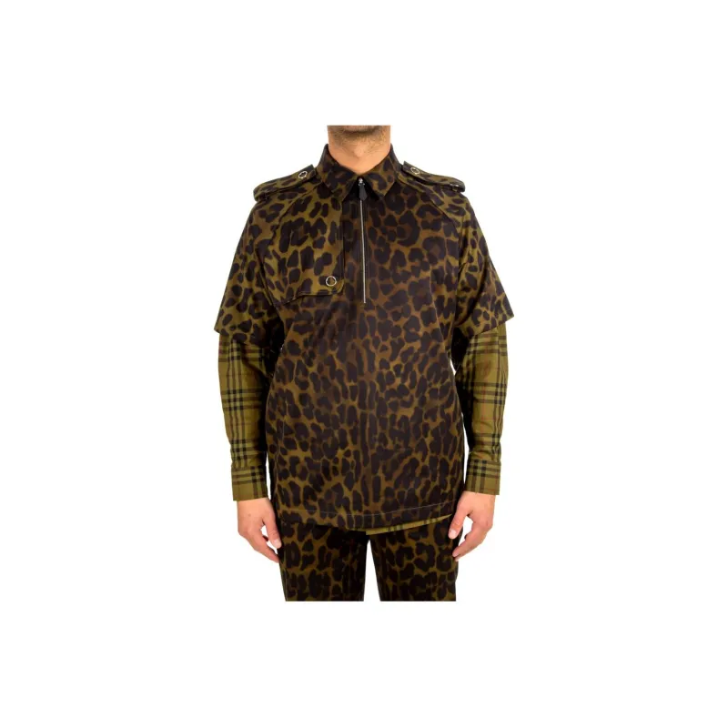 Burberry Shirts Men Brown-1