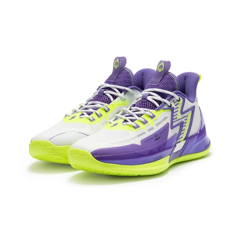 361° BIG3 4.0 PRO Basketball Shoes Men Low Top 361 Degrees White/Ultraviolet-2