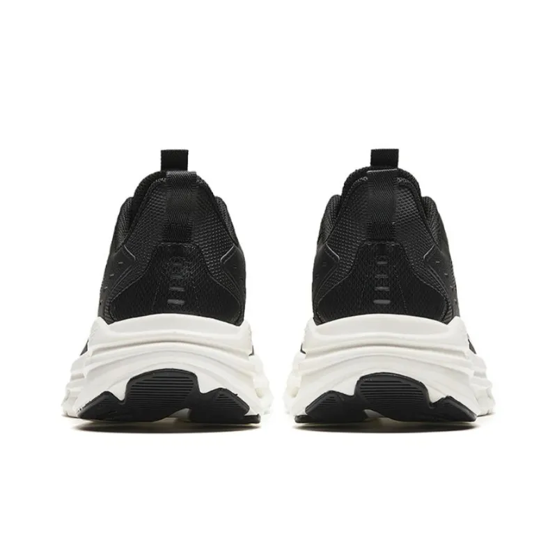 Anta Durable Breathable Low-Top Running Shoes Men's Black-3