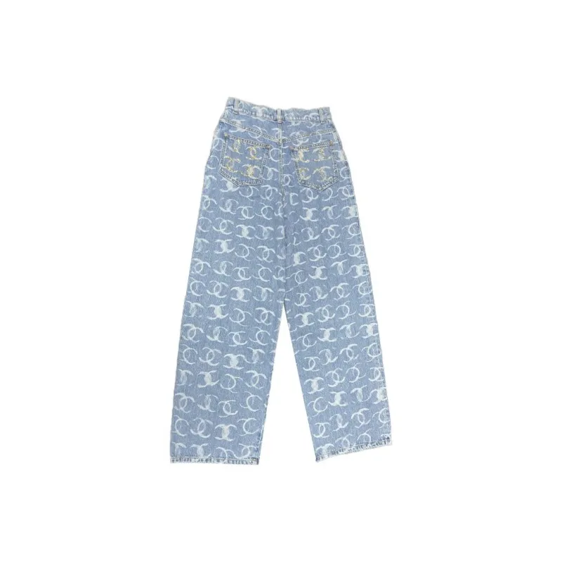 CHANEL Jeans Women's Blue-1