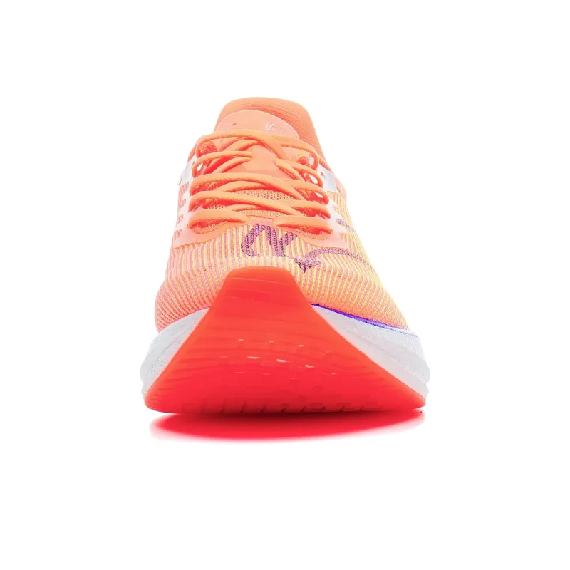 LiNing Feidian 3 Challenger Cushioning Wear-Resistant Low-Top Running Shoes Women's Standard White/Fluorescent Pink-4