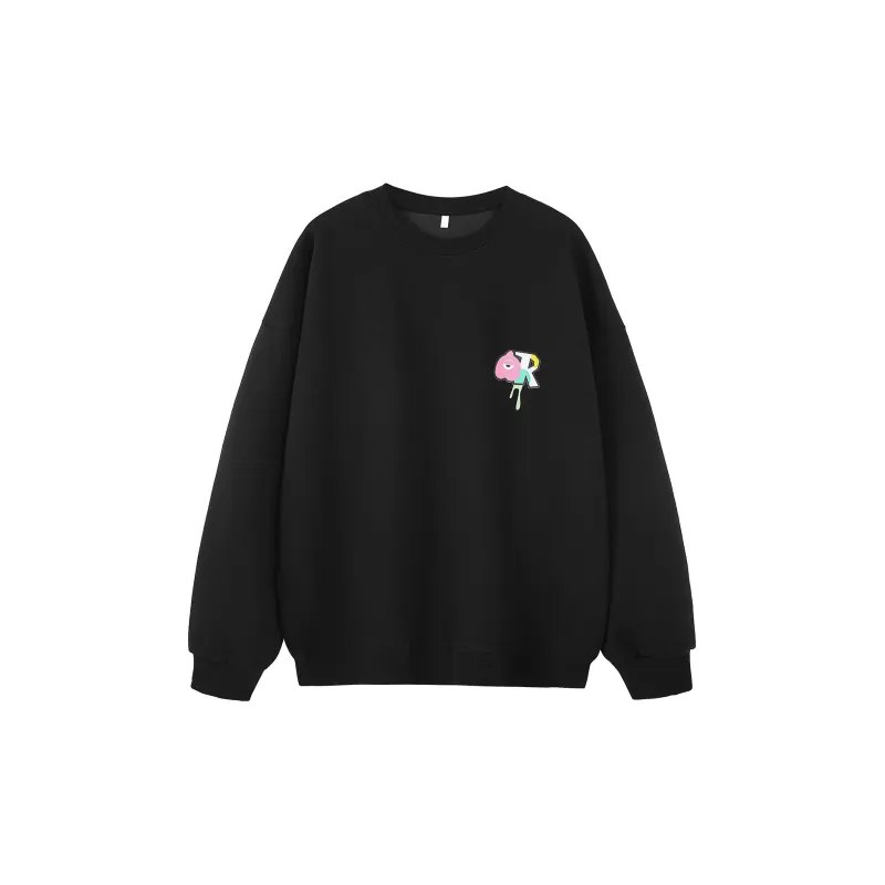 R.super X Monster Letter Co branded Series Sweatshirts Unisex-1