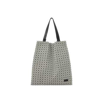 ISSEY MIYAKE CART S Cotton Tote Bag Shopping Bag Handbag Shoulder Bags Women's Light Gray