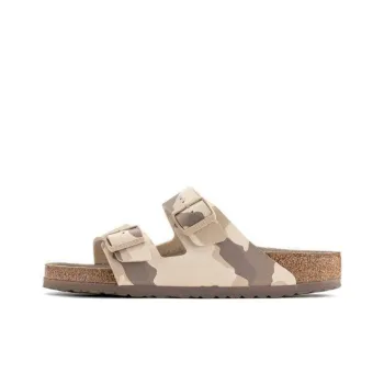 Birkenstock Slide Slippers Women's Taupe Camouflage