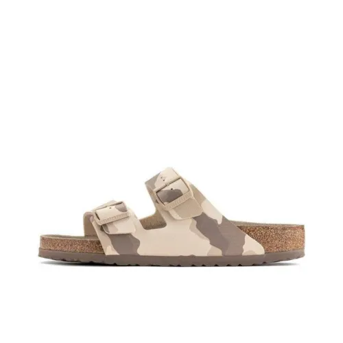 Birkenstock Slide Slippers Women's Taupe Camouflage