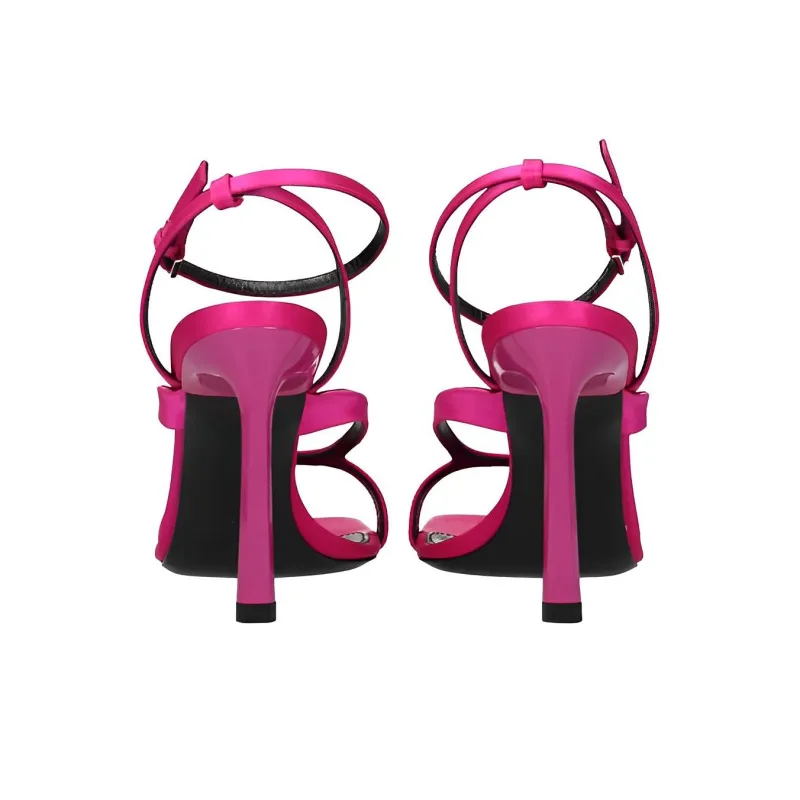 SERGIO ROSSI Open-toe 100mm Leather Sandals-4