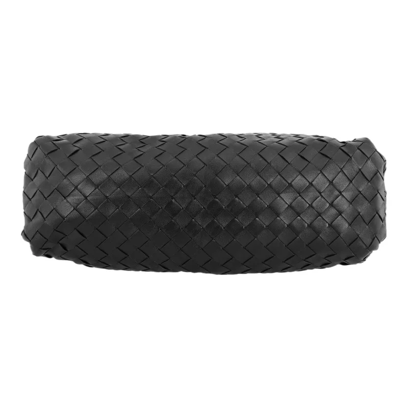 Bottega Veneta POUCH Cloud Bag Sheepskin Clutch Large Size Women's Black-3
