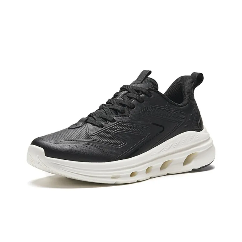 Anta Durable Breathable Low-Top Running Shoes Men's Black-1