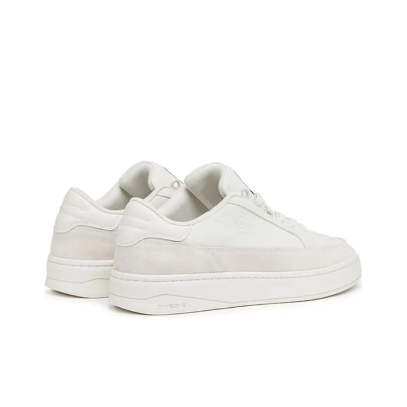 DIESEL Low-Top Skateboard Shoes Men's White-2