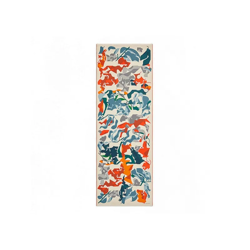 HERMES Puzzle Vegetal Knit Scarves Men's Multicolor-0