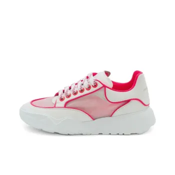 Alexander McQueen Low Top Casual Shoes Women's White Pink