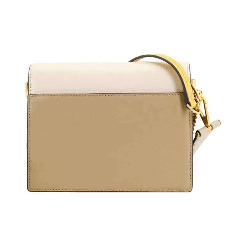 TORY BURCH Robinson Cow Leather Crossbody Handbag, Shoulder Bag Medium Size Women's Cheese White-2