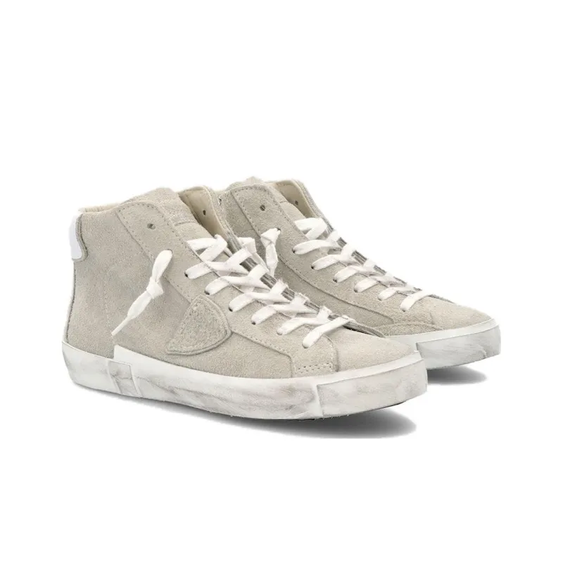 PHILIPPE MODEL Paris PRSX Suede High-top Sneakers-1