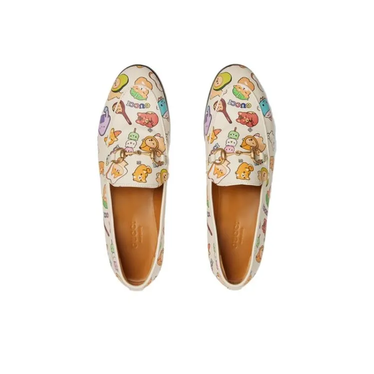 GUCCI Pikarar X GUCCI Women's Jordaan Loafer 'Animal Print' Women's-3