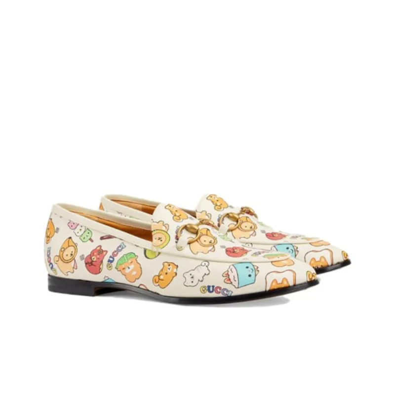 GUCCI Pikarar X GUCCI Women's Jordaan Loafer 'Animal Print' Women's-2