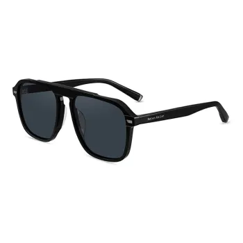 HELEN KELLER Plate Frame Square Sunglasses Unisex