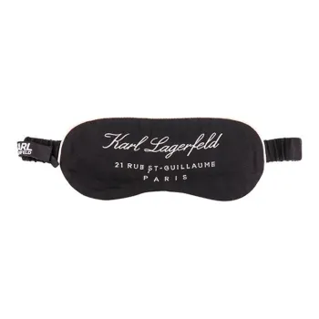 KARL LAGERFELD / Karl Lagerfeld Jeans Logo Embroidered Sleep Mask
