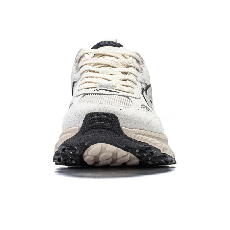 LiNing Beichen Cushioning, Slip Resistant, Abrasion Resistant Support Low Top Chunky Sneakers Women's White Gray-3