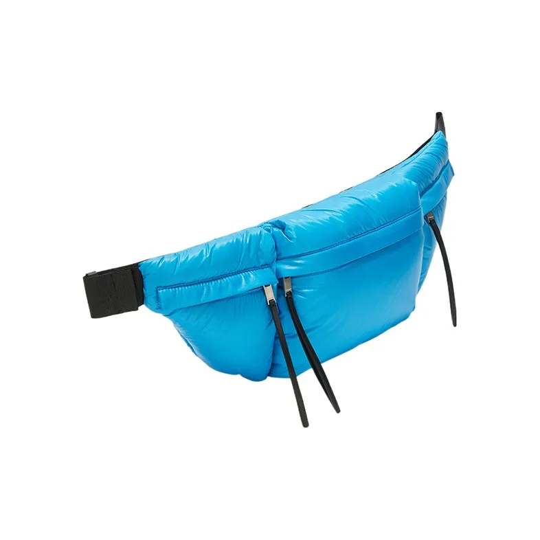 JIL SANDER + Logo Printed Zipped Padded Belt Bag-1